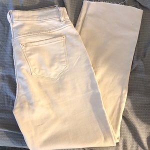 Kensie jeans high rise, cream colored